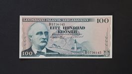 Island 100 Kronur 1957 Unc