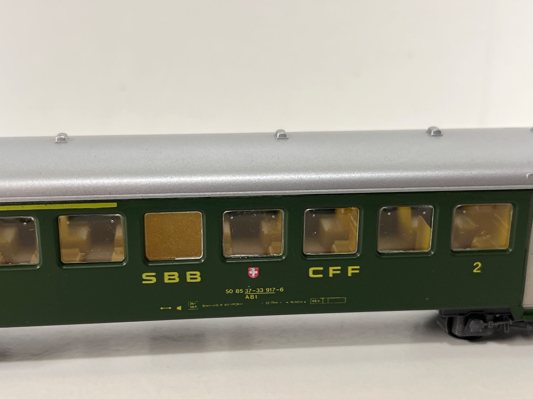 Kleinbahn Modellini di ferrovie: KLEINBAHN Steuerwagen  SBB H0 DC – Usato da Neuenhof venduto da ludovicco 1