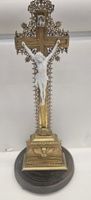 Kruzifix Christus Kreuz  vergoldet 1890 Barock. 《Art;2141》