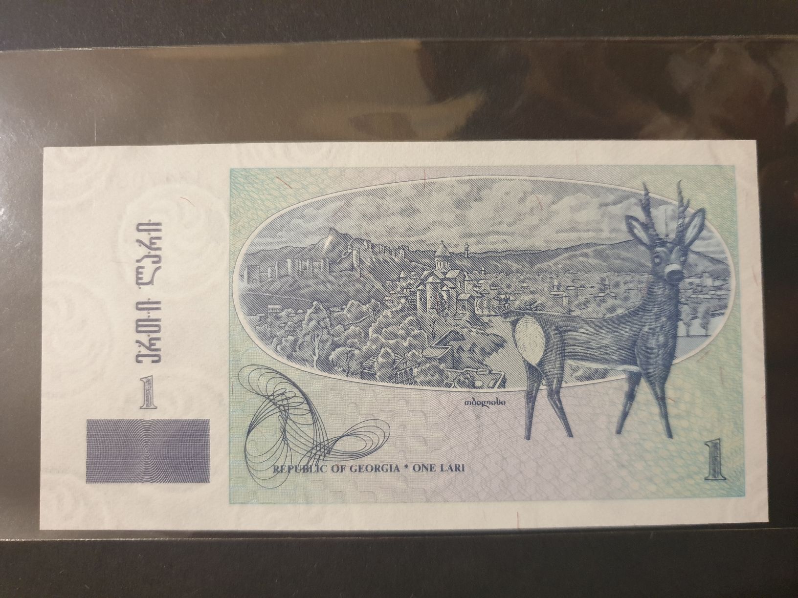 Banknoten: Géorgie 1995 1 lari P53 – Neu (gemäss Beschreibung) aus Versoix von rucio 1