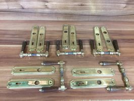 Posten Türgarnituren Drücker Türgriffe Messing Holz