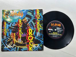 DEF LEPPARD super rare Rocket  Single Rock 80's Kult Metal