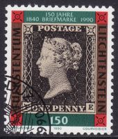 Liechtenstein: ZNr. 936 (150 Jahre Briefmarke 1990)
