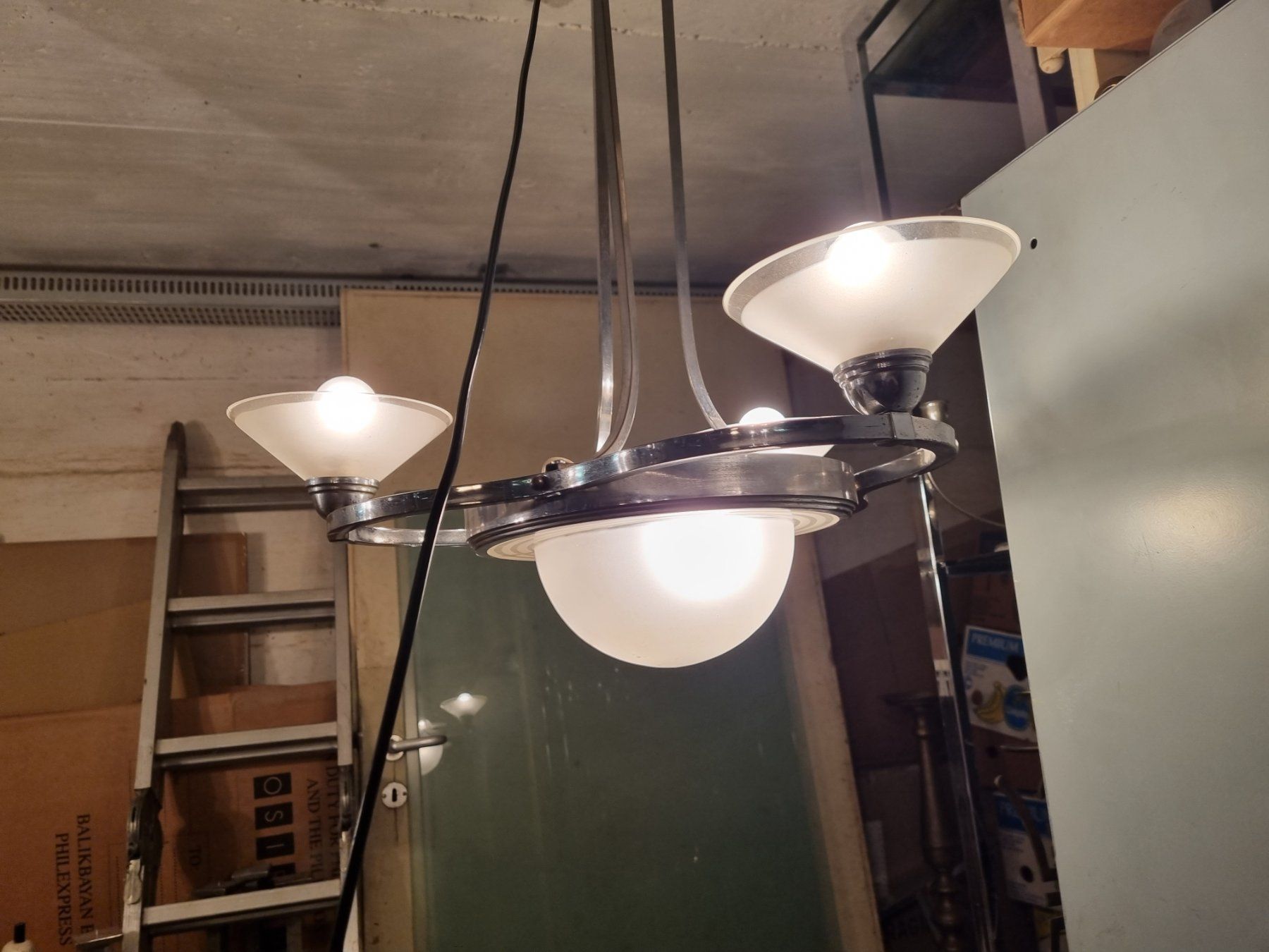 Lampadari & plafoniere: Lampe Art Déco  Antik von 1900 – Usato da Basel venduto da Jcva 3