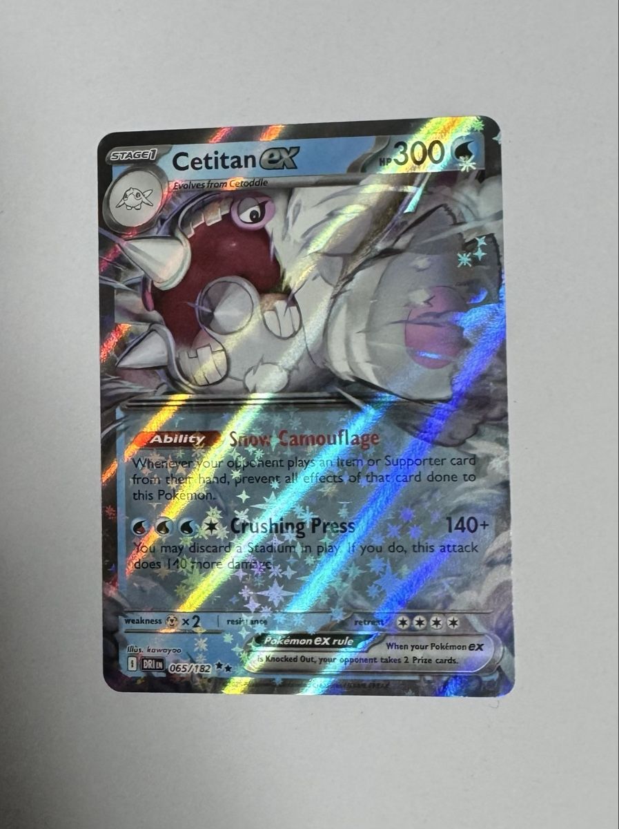 Pokémon Carte collezionabili: Cetitan EX 65/182 – Nuovo (secondo la descrizione) da Niederhasli venduto da tcgpoint