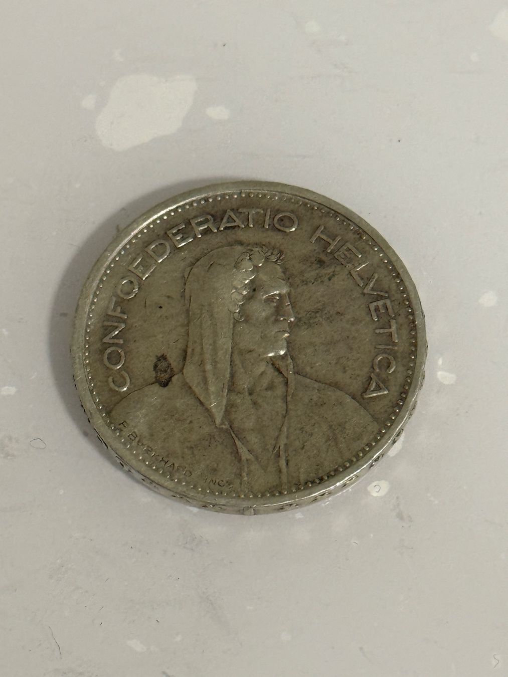 Alle Münzen: 5 Franken 1932  Silber – Gebraucht aus Wallisellen von SWISS_SILVER1 1