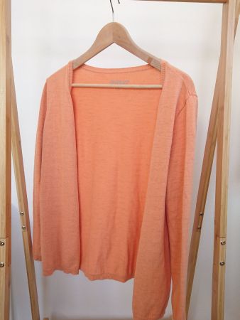 Damen Strickjacke Colours of the World Gr. L Orange