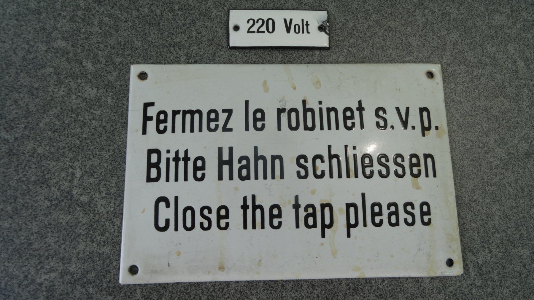 Insegne: Emaille Schild – Usato da Ehrendingen venduto da CHMEX 4