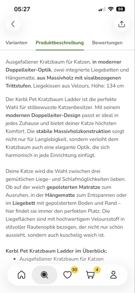 Arbres à chats: Kratzbaum  – D'occasion à Bern par Dafi7 1