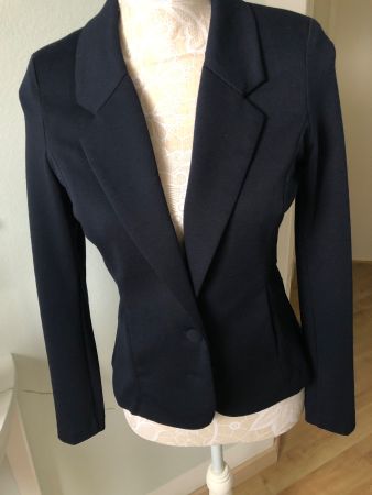 Damen Blazer schwarz elegant Gr. XS tailliert Büro Busine...