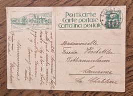 Postkarte, Stein am Rhein, 1926, n.Lausanne z. F. Hostettler