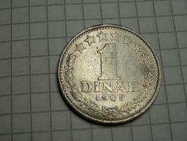 Jugoslawien 1 Dinar, 1965