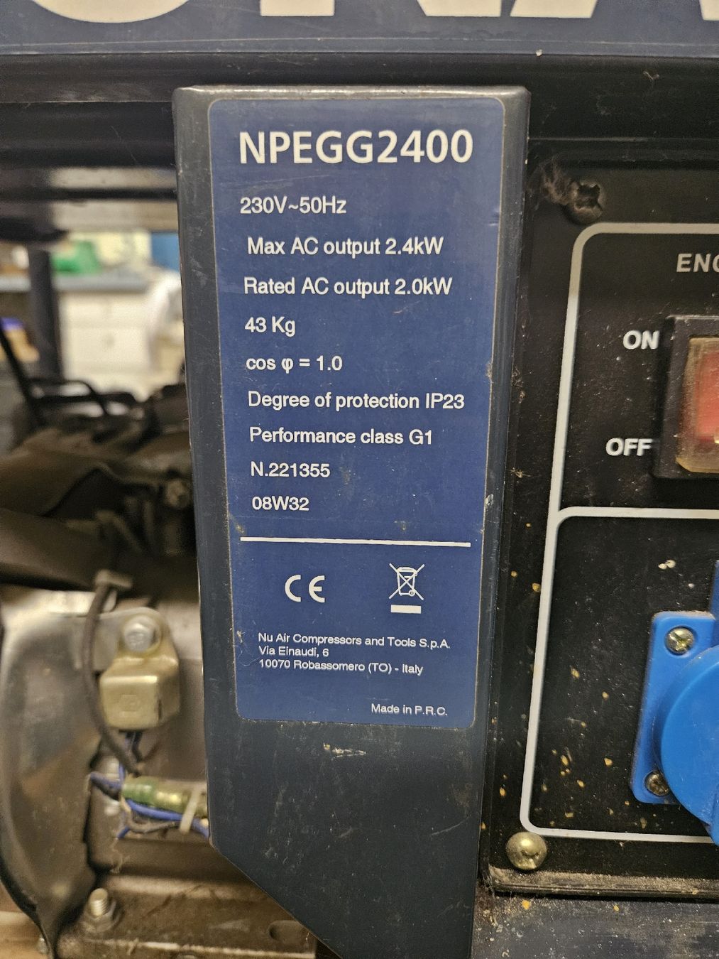 Generatori di corrente: SONAX Stromerzeuger NPEG 2400, 2.0kW... – Difettoso da Oberburg venduto da znas 1