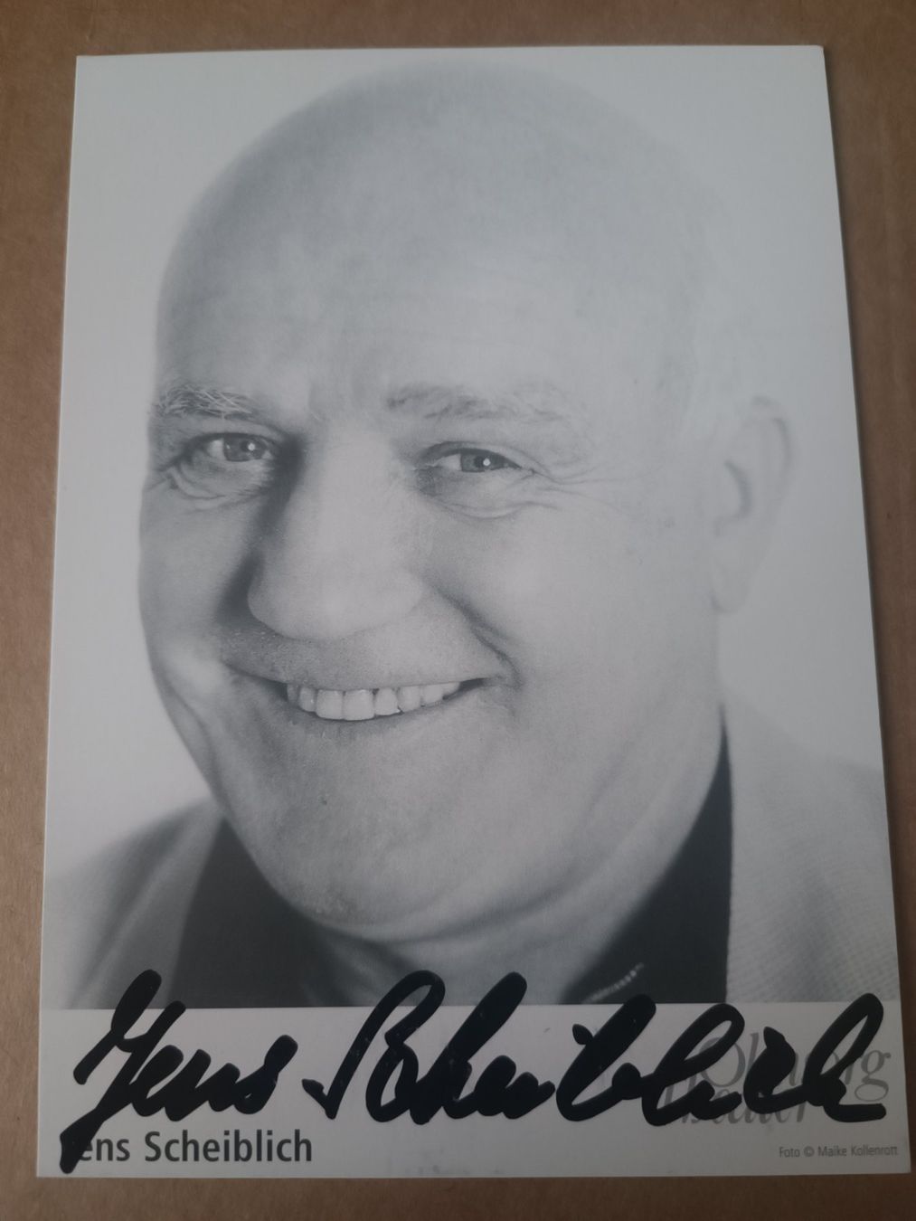 Autografi: Jens Scheiblich - handsigniert - verstorben 2010 – Usato da Menziken venduto da Autogramme