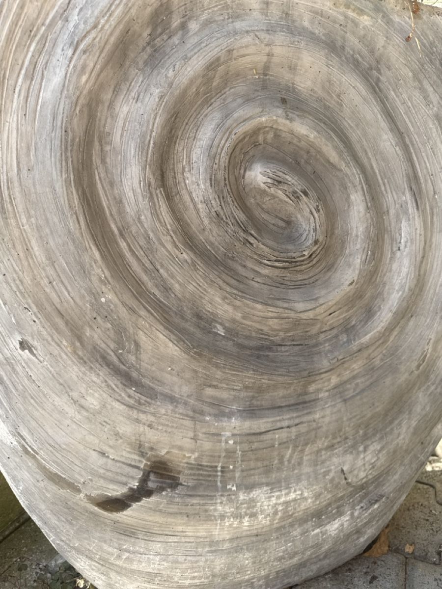 Blumentöpfe: Blumentopf Betonoptik mit Spiralmuster – Gebraucht aus Oberuzwil von per_5ww5 2