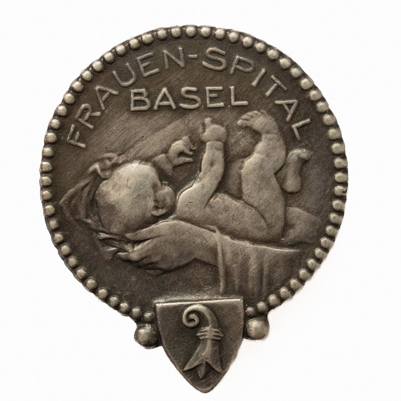 Placchette & Badge: Pin Frauen-Spital Basel – Usato da Rotkreuz venduto da Swiss-Coins