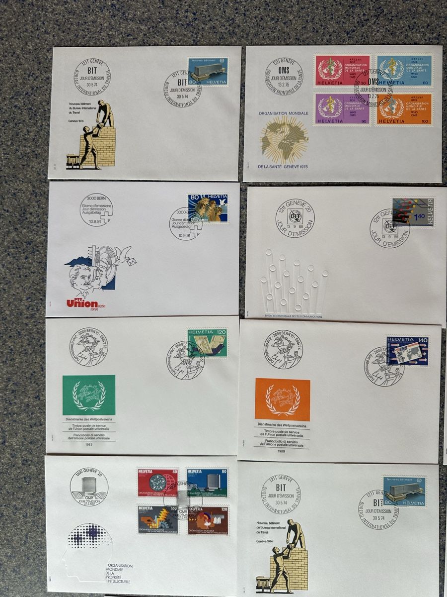 Tous les timbres: Schweiz - 24x FDC  Ämter – D'occasion à Schmitten / FR par Samsara169 1