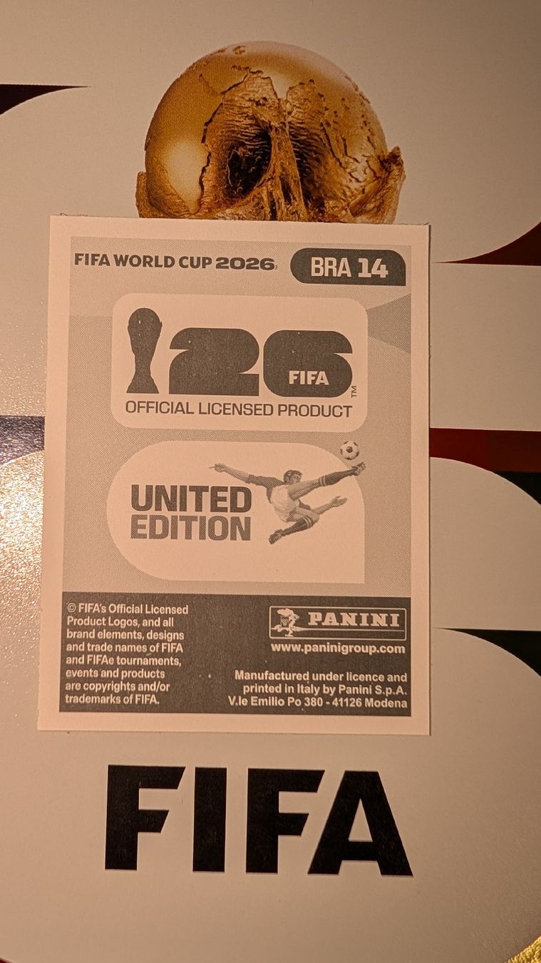 Panini Carte collezionabili: FIFA World Cup 2026 Sticker Vinicius Junior Brasil – Nuovo e nell'imballaggio originale da Zürich venduto da iva_tfq5 1
