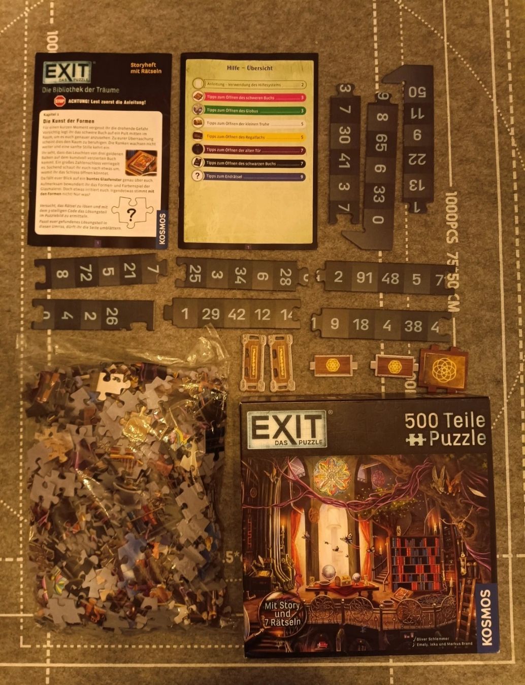 Kosmos Giochi: EXIT Puzzle 500: Die Bibliothek der Träume – Nuovo (secondo la descrizione) da Zweisimmen venduto da shaniinaa 2