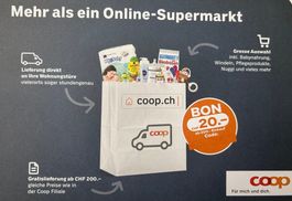 Coop Fr. 20.- Online-Gutschein