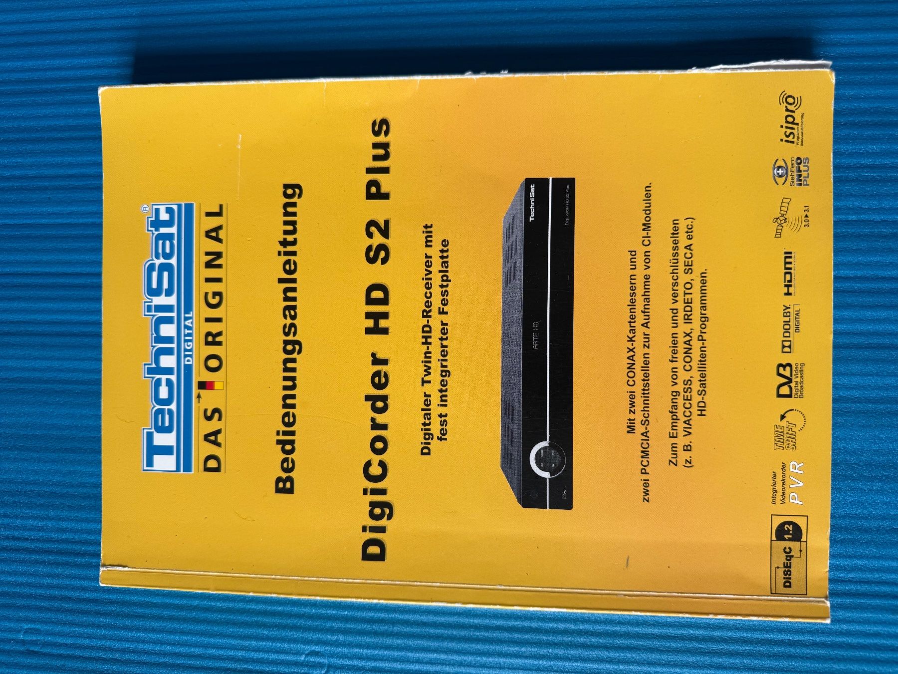 Ricevitori: TechniSat DigiCorder HD S2 Plus Receiver gebraucht – Usato da Lufingen venduto da maiker 3