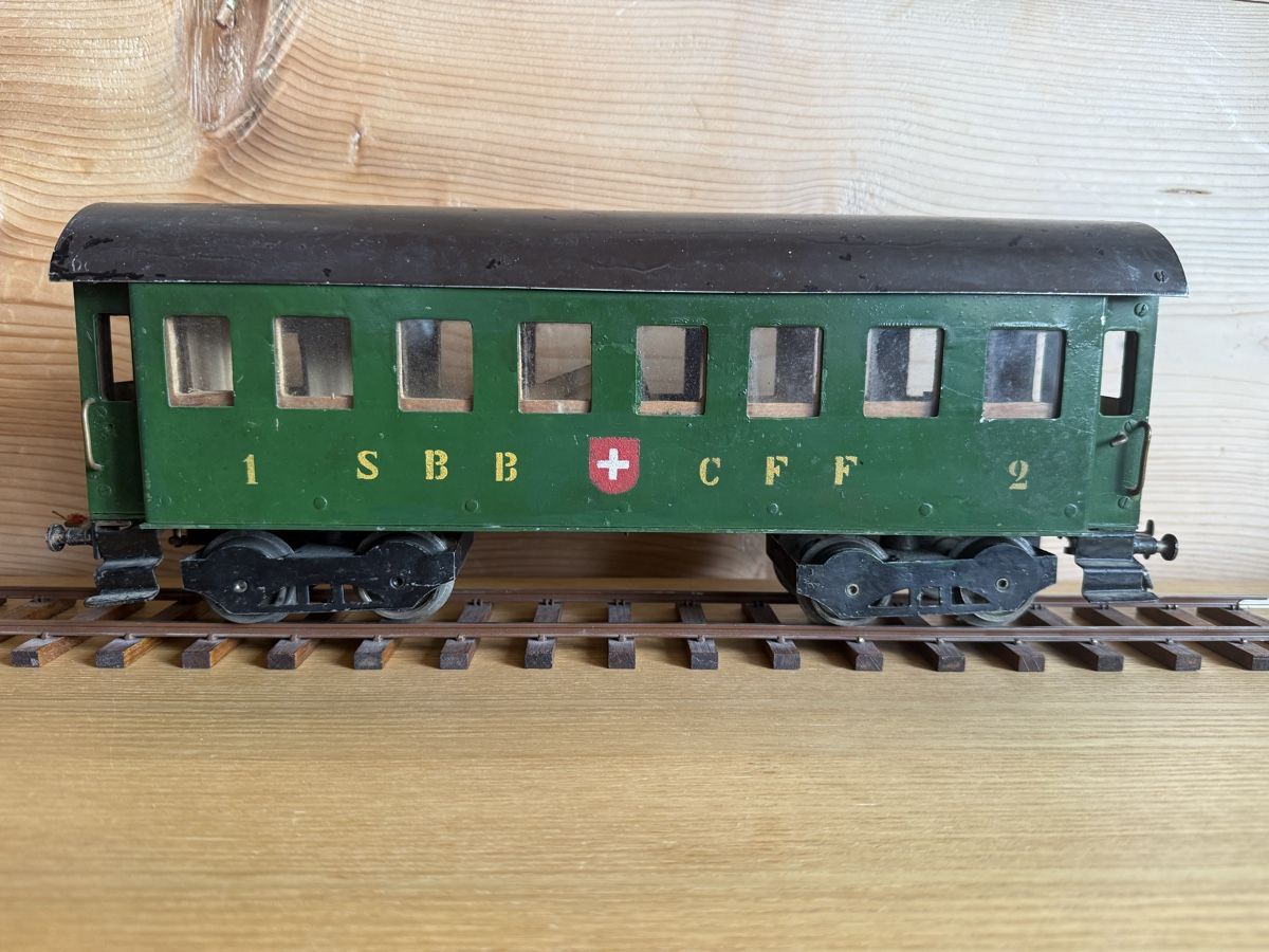 SBB/CFF/FFS Modellini di ferrovie: Eigenbau Spur 1 PW aus Sammlung Tele René – Usato da Amden venduto da vipernatter
