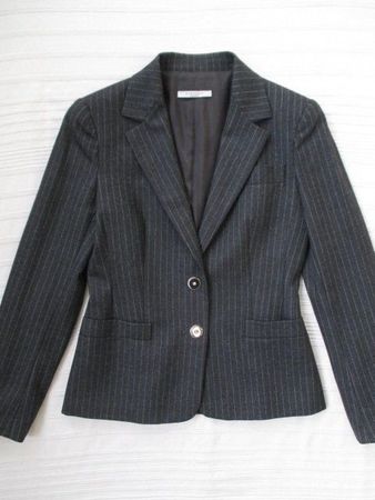 GENNY - taillierter Nadelstreifen Blazer Jacke IT 40