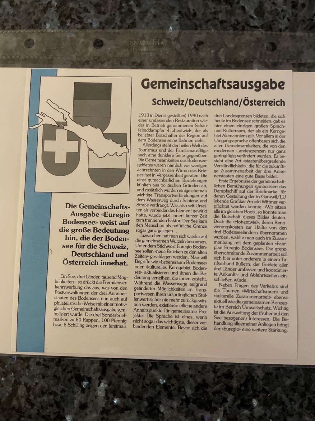 Alle Münzen: Numisbrief Gem.ausgabe CH/DE/AUT – Neu (gemäss Beschreibung) aus Schlossrued von Julio25 1