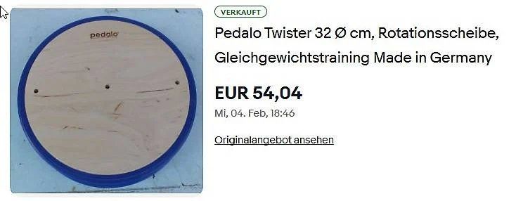 Hometrainer: Pedalo Twister 32 NEU – Nuovo (secondo la descrizione) da Eichberg venduto da Kati30