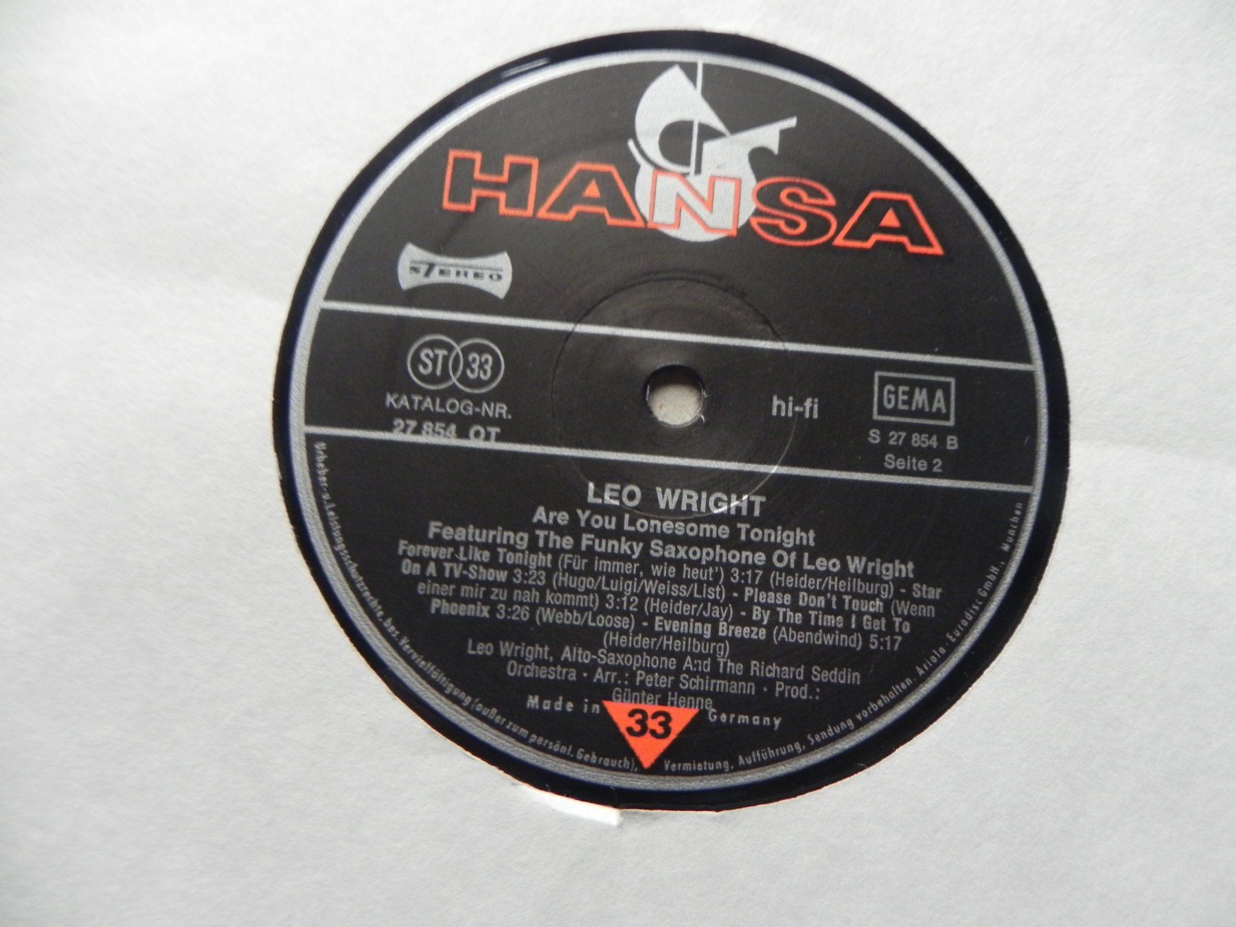 Dischi in vinile: LP mit Leo Wright Funky Saxophon Musik ca. 1975 – Usato da Siebnen venduto da krimsie 4