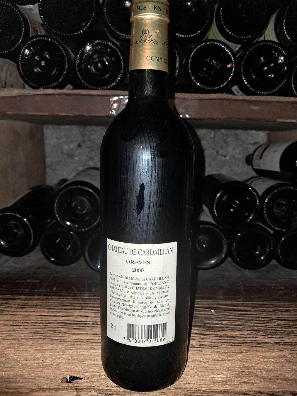 Vino: Château de Cardaillan Graves Bordeaux 2000  – Nuovo e nell'imballaggio originale da Le locle venduto da juliensaran 2