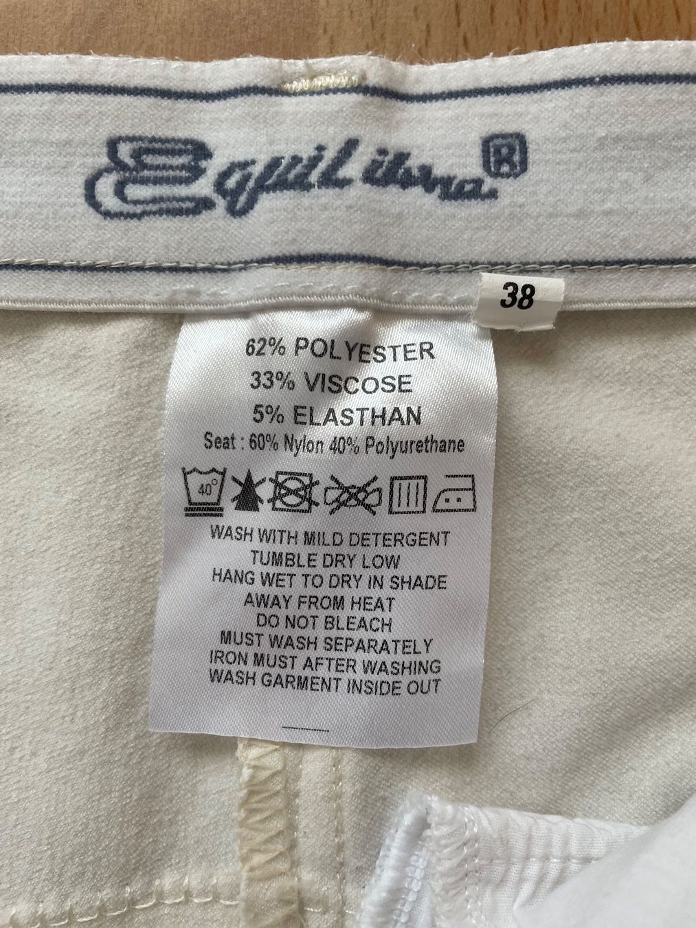 Pantalons: Reithose Equilibre, cremefarbig, Gr.38 – D'occasion à Wiedlisbach par Lusco 3