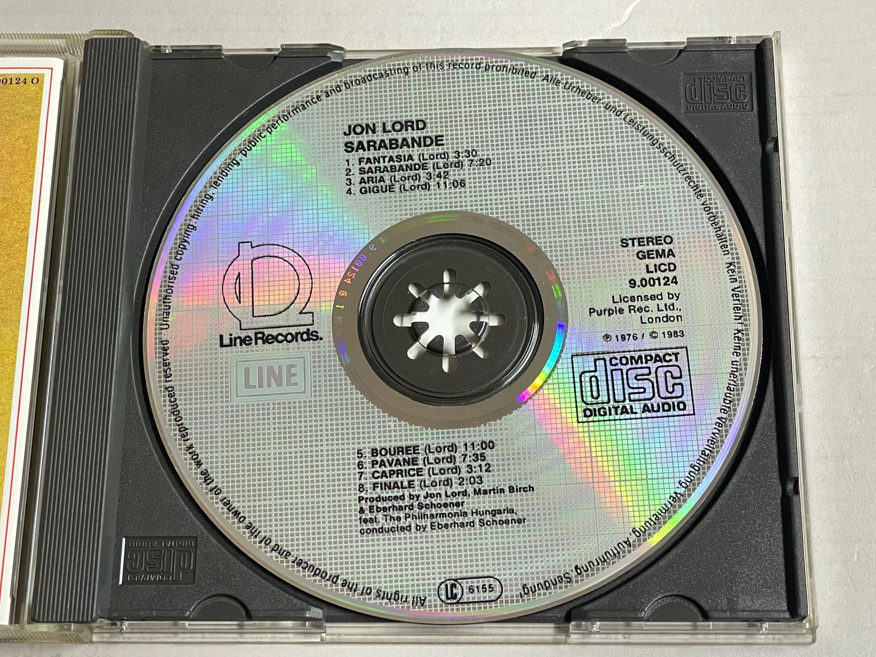 CDs: Jon Lord - Sarabande – Gebraucht aus Muri b. Bern von AdidasCollector 2