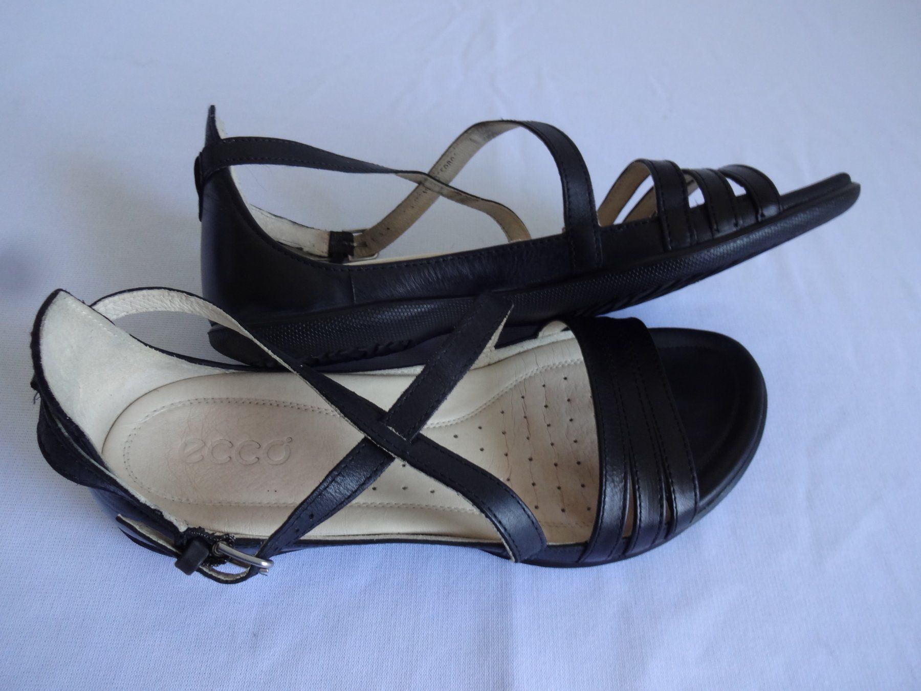 Ecco Scarpe da donna: * ECCO * Echtes Leder Schwarze Sandalen – Usato da Frauenfeld venduto da Riaa 3