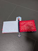 Fehn Babyfotoalbum, Ocean Club, blau-rot mit Mustern, neu