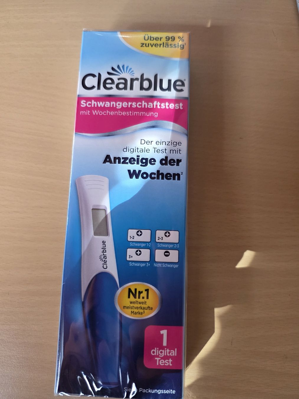 Attrezzature mediche: Clearblue Schwangerschaftstest mit Wochenbestimmung digital – Nuovo e nell'imballaggio originale da Möhlin venduto da mic_lo