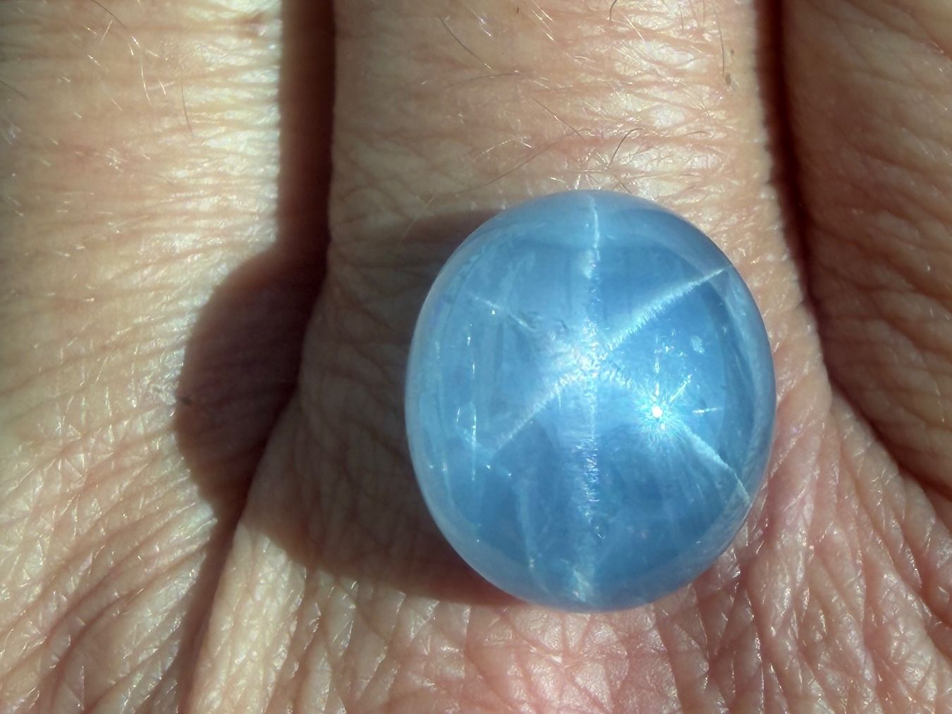 Pietre preziose: STERNSAPHIR gräulich/blau  22.55cts  Burma – Nuovo (secondo la descrizione) da Seftigen venduto da tigers12 1