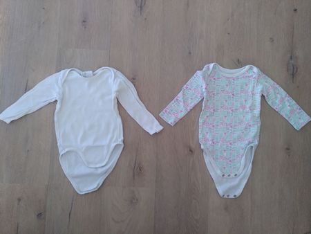 2 Langarmbodies - Grösse 74 / 80