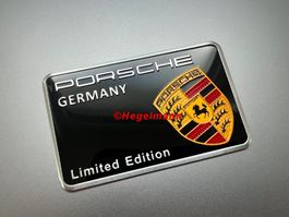 Porsche 718 918 993 Turbo S Macan Cayman GTS Emblem Logo Alu