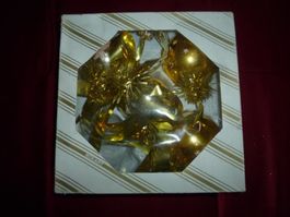 4 Weihnachtskugeln Christbaumschmuck Weihnachtsmann Advent