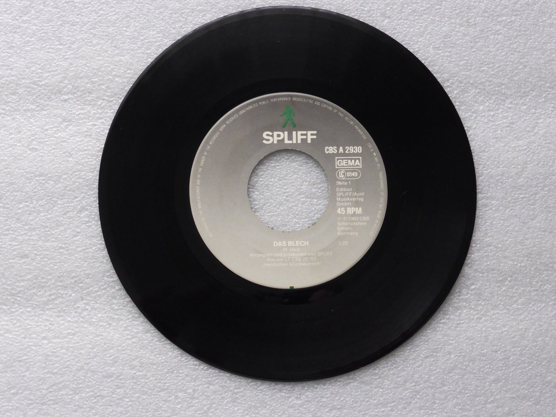 Schallplatten: Vinyl Single  SPLIFF – Gebraucht aus Küssnacht am Rigi von Mondkinder 1