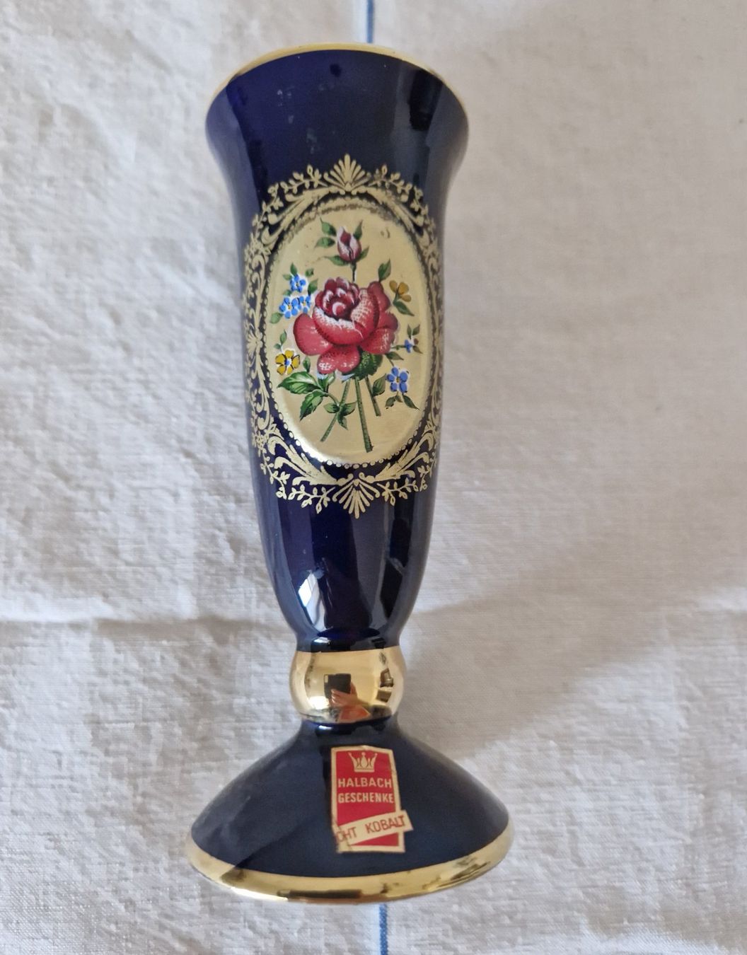 Vasen & Gefässe: Cobalt Vase – Gebraucht aus Bern von Antikbatik