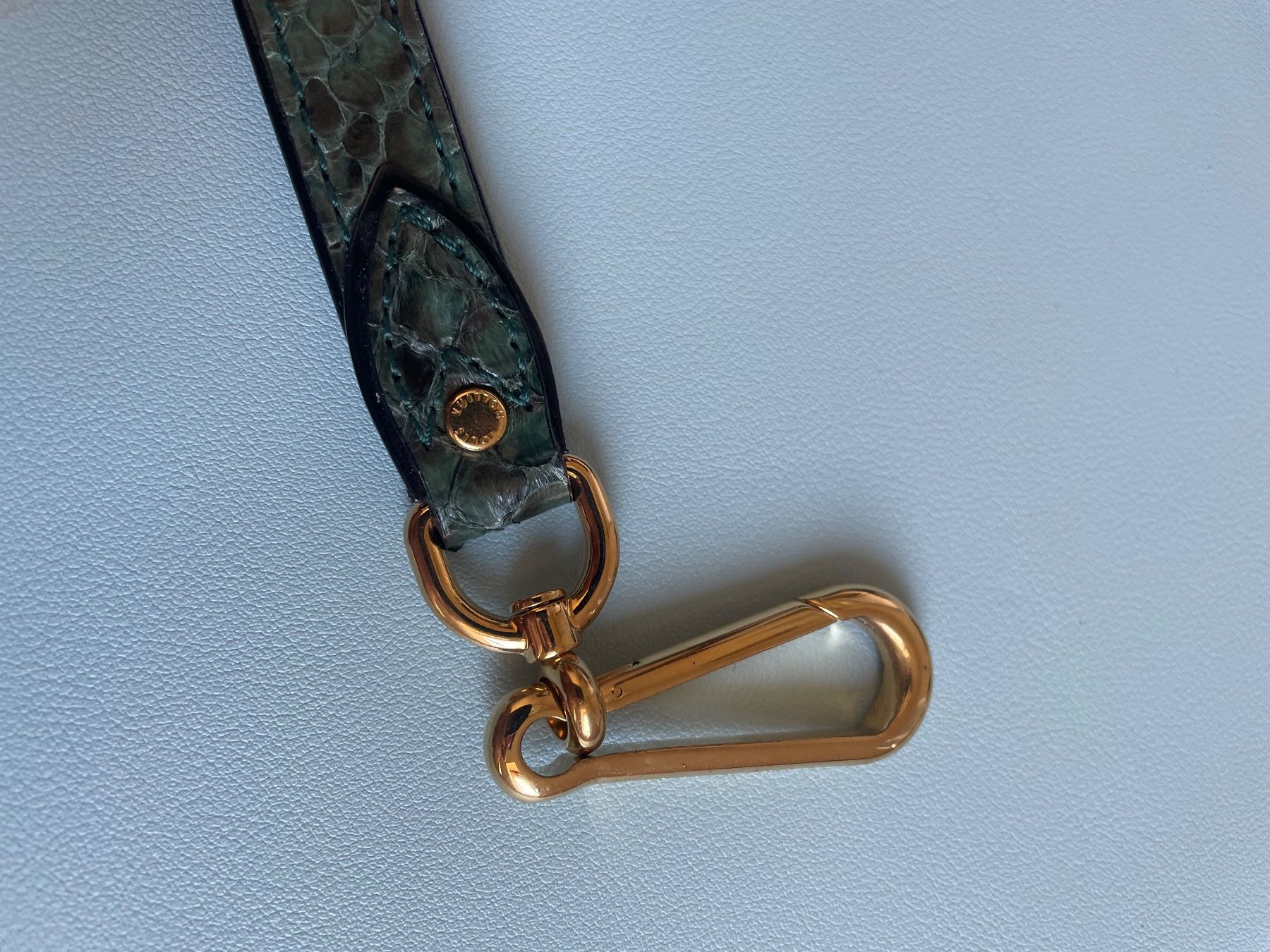 Louis Vuitton Altro in  Abbigliamento & Accessori: Louis Vuitton shoulder strap in python and black leather – Usato da Baden venduto da ale_9jr2 5