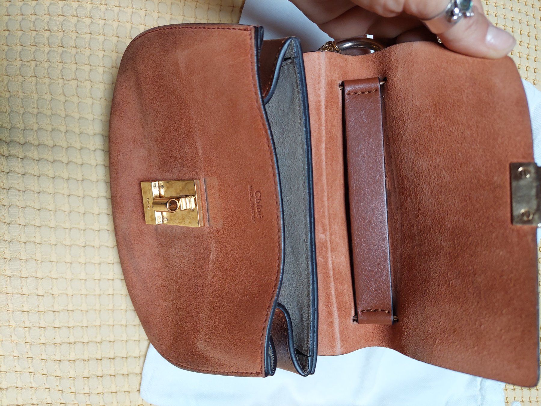 Chloé Borse da donna: Chloe bag drew suede small brown – Usato da Losone venduto da ell_nora89 5