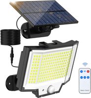 IP65 Solarlampen 200 LED 3Modi für Außen mit Bewegungsmelder