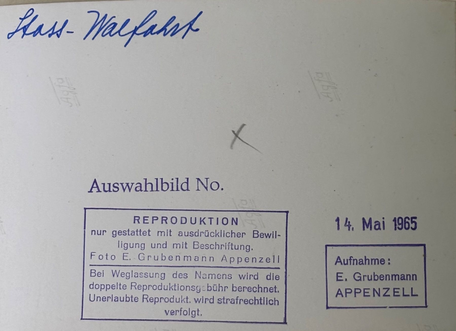 Ansichtskarten: Foto E. Grubenmann, Appenzell, Stoss Wallfahrt – Gebraucht aus Frauenfeld von Merk52 1