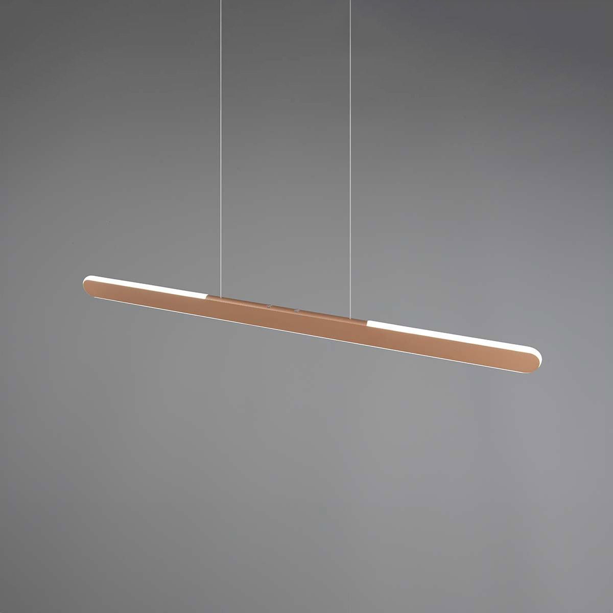 Lampadari & plafoniere: LED Pendelleuchte, Braun, 100 cm x 8 cm – Nuovo (secondo la descrizione) da Kreuzlingen venduto da Smart-Light 8