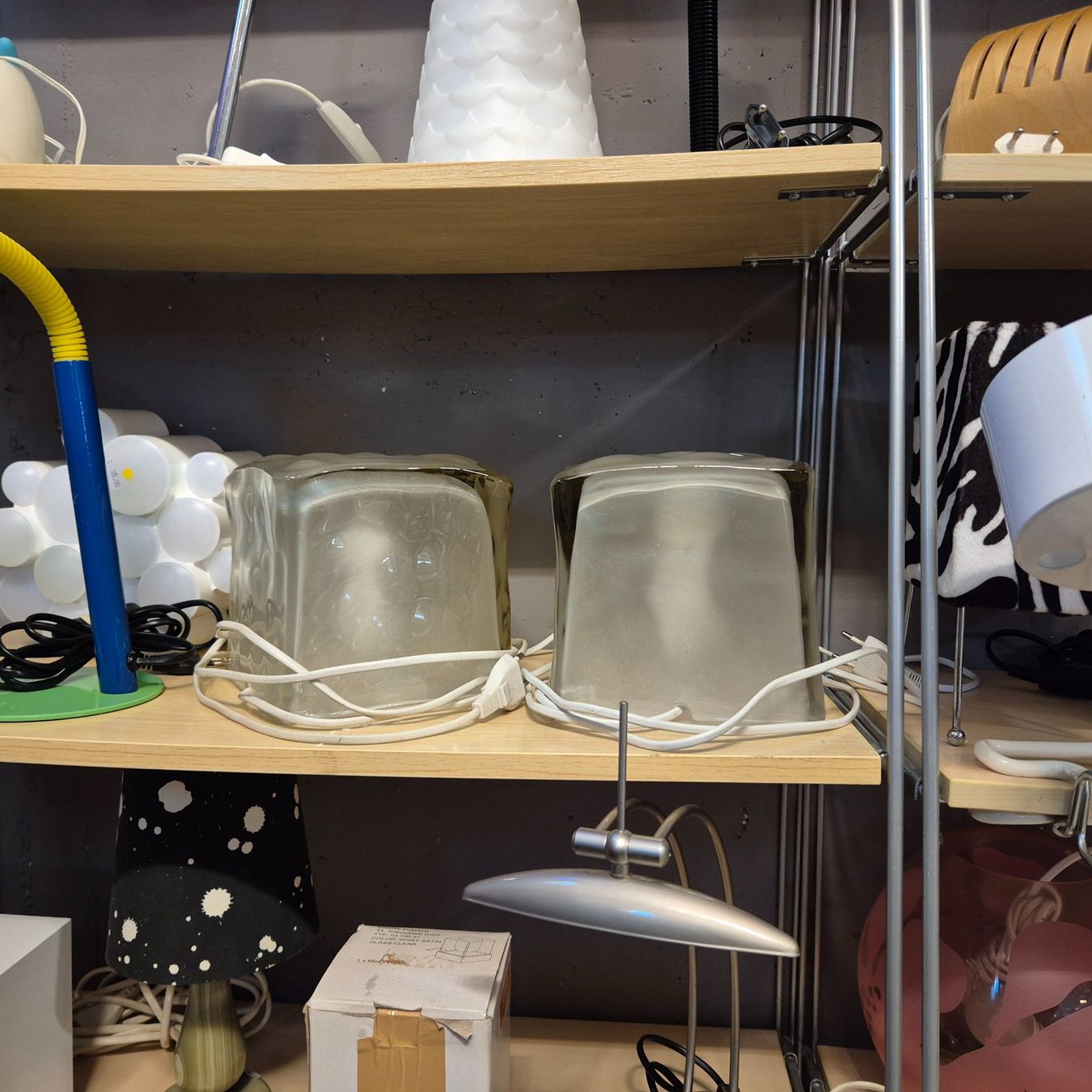 Ikea Lampade: Ikea Iviken 1990 Ice Cube Tischleuchte Eiswürfel - Lampe – Usato da Nottwil venduto da Wondewa-Shop 9