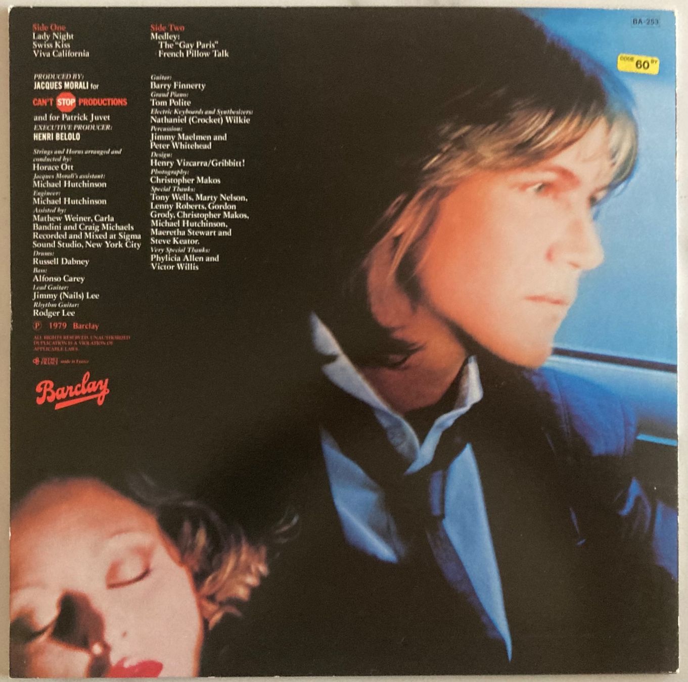 Schallplatten: PATRICK JUVET - LADY NIGHT – Gebraucht aus Poliez-Pittet von Newtown-Records 1