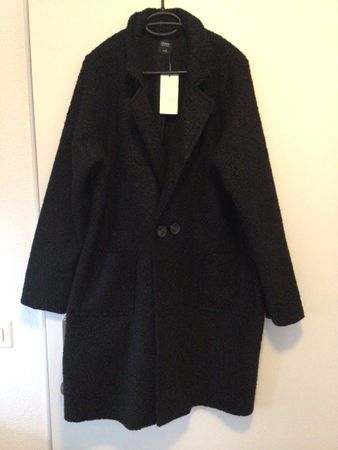 Damen Mantel schwarz XL, neu mit Etikett (nr.125)